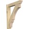 Ekena Millwork Balboa Slat Rough Sawn Outlooker, Douglas Fir, 6"W x 32"D x 36"H OUT06X32X36BOA06RDF - alternate 1